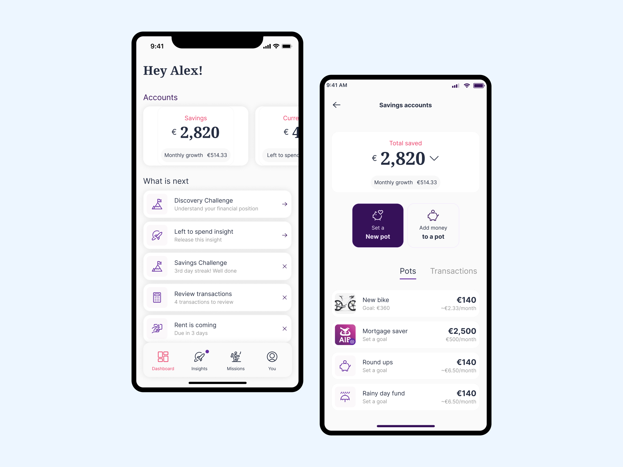 Savings account cover